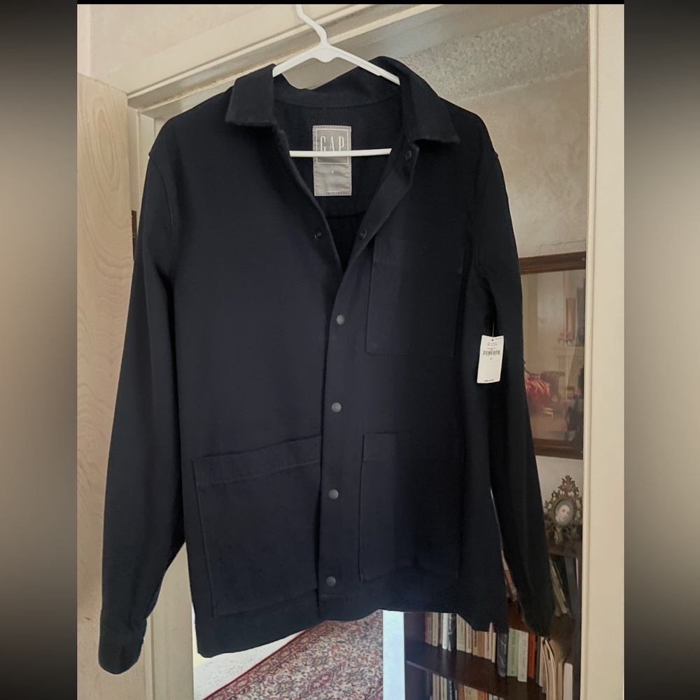 GAP Men's Dark Blue Shirt Jacket - small, NWT